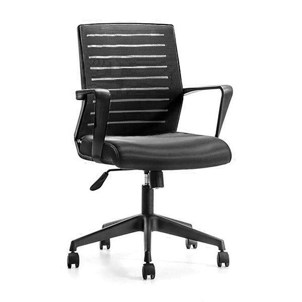 BU-201 Low, Horizontal Stripe Back Swivel Chair